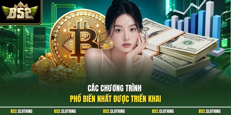 Các chương trình phổ biến nhất được triển khai