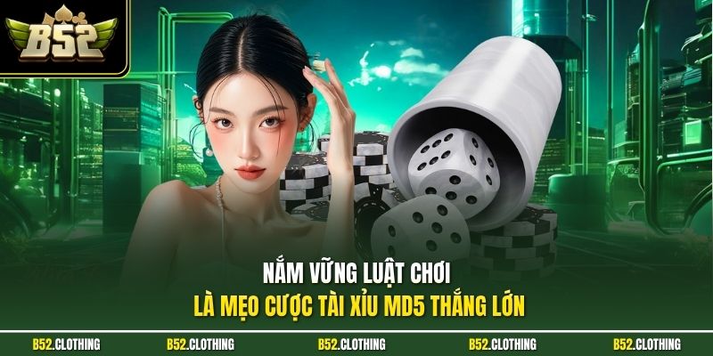 Nắm vững luật chơi là mẹo cược tài xỉu MD5 thắng lớn